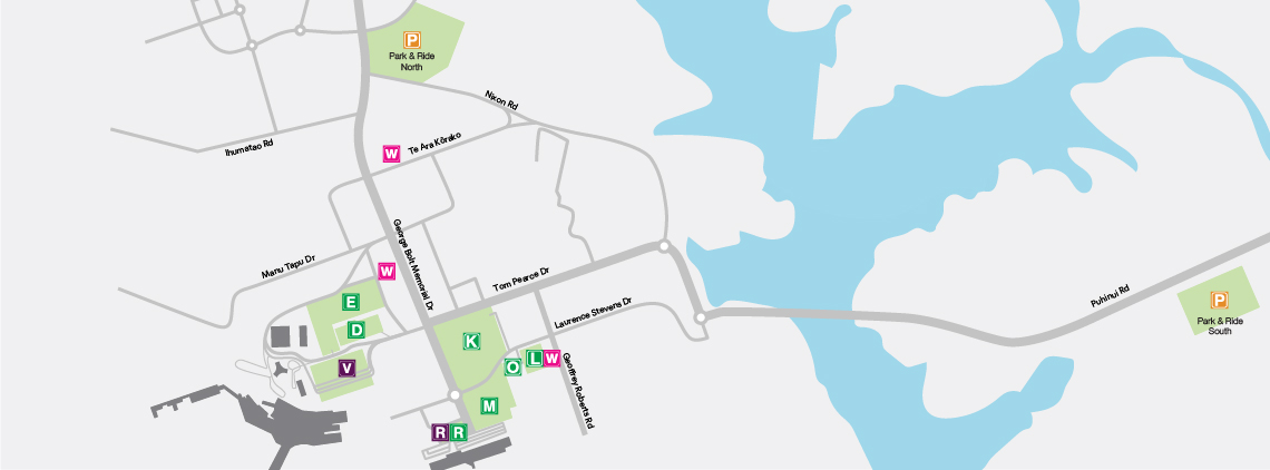 Auckland Airport Parking Map