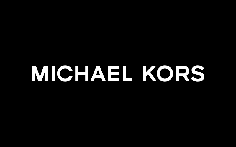 michael kors white logo